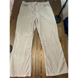 Gap 1969 Perfect Boot Corduroy Pants Jeans Men’s Size 36 x 30 tan khaki